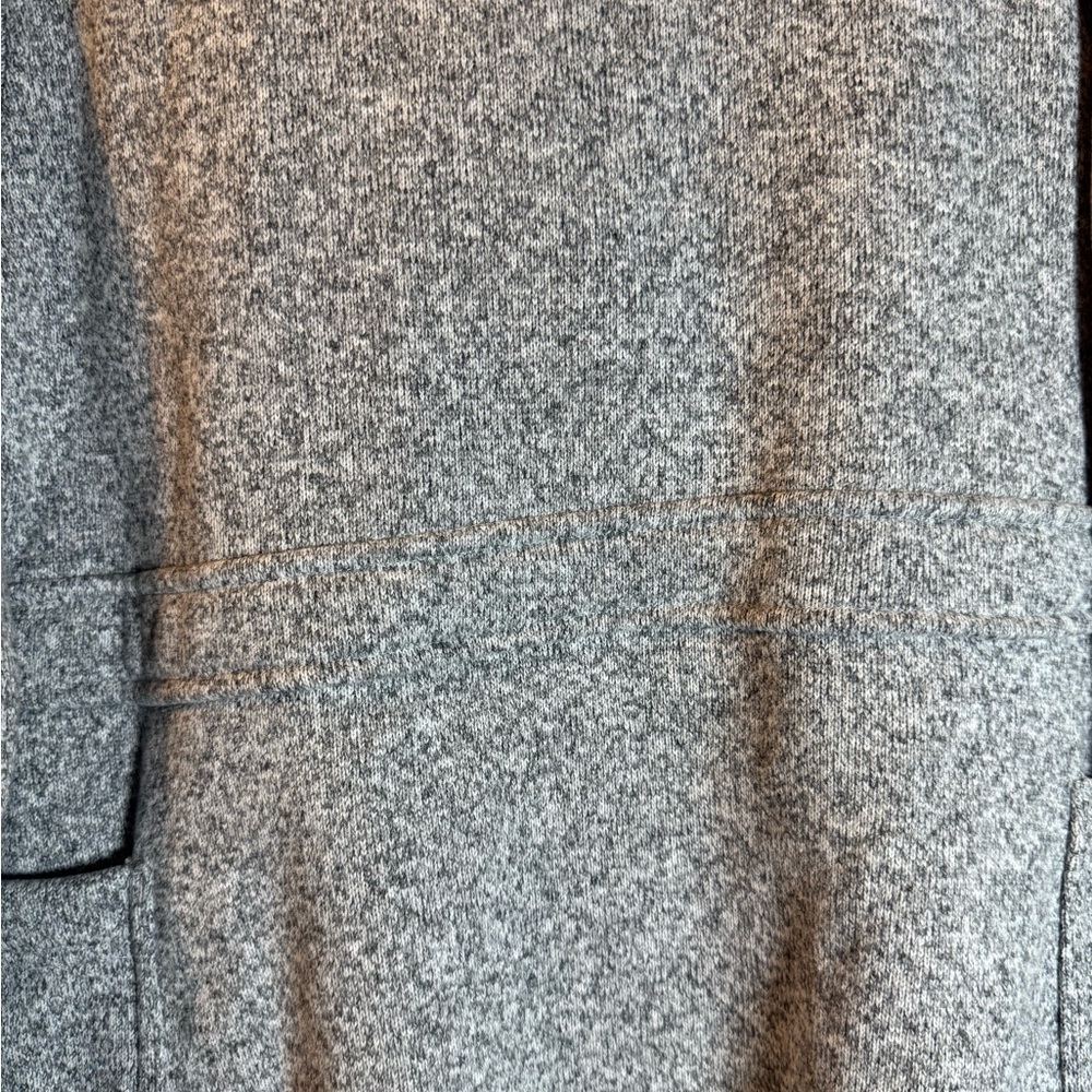 Patagonia Womens Better Sweater Gray Double Breasted Peacoat Jacket Size Large - Picture 11 of 12